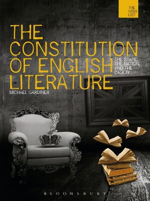 cover image of The Constitution of English Literature